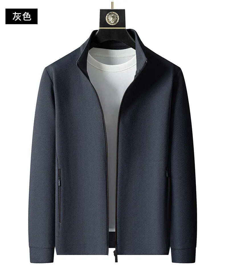 (jackets + trousers) 2025 spring fashion men jackets Man coats long sleeve men's casual jackets men A set of clothes size M-5XL
