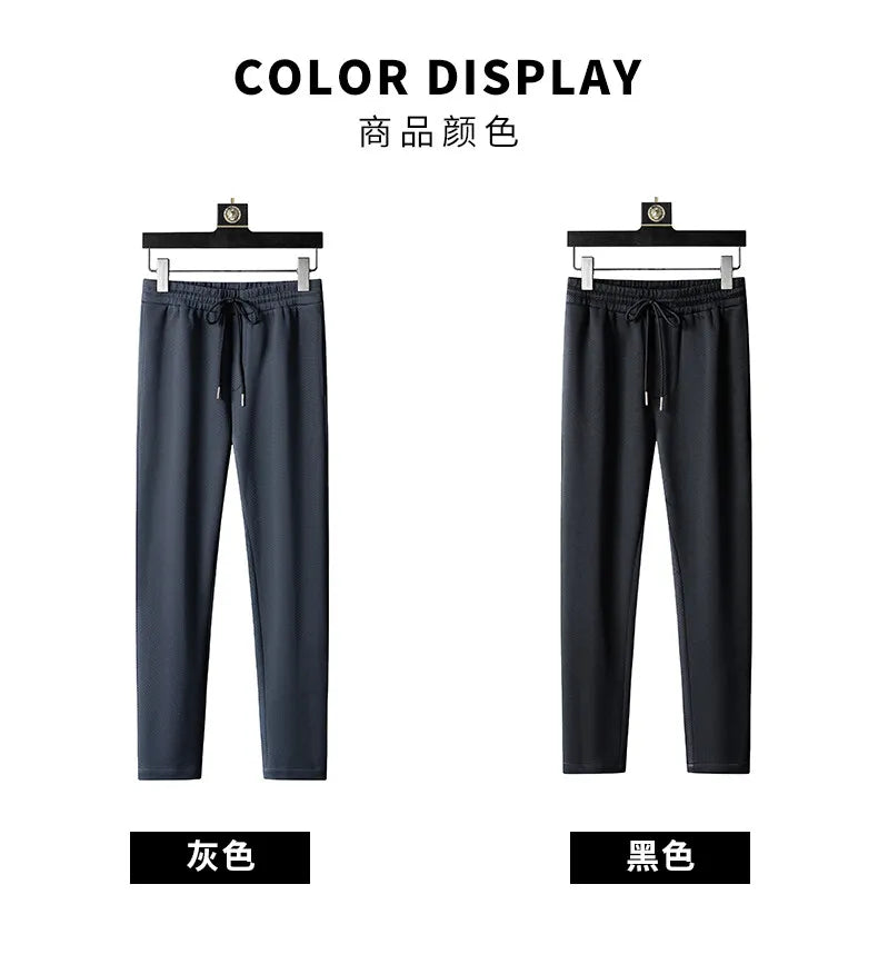 (jackets + trousers) 2025 spring fashion men jackets Man coats long sleeve men's casual jackets men A set of clothes size M-5XL